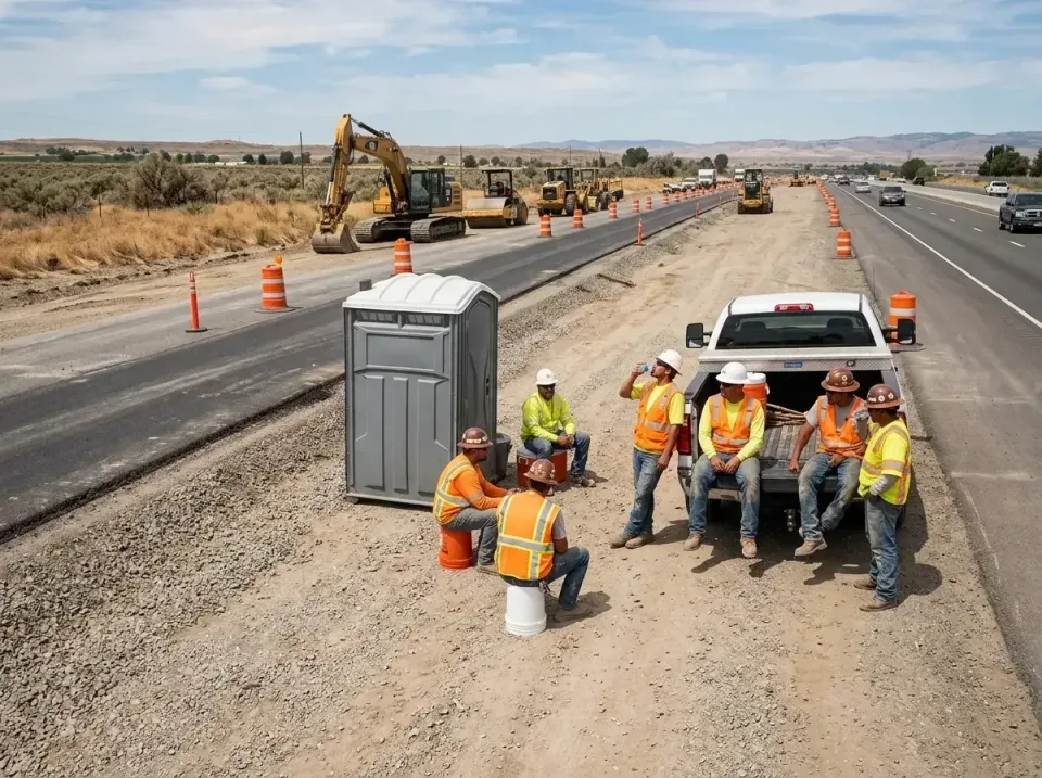 highway-road-construction-crew-007 — frequently asked questions, Porta Potty and Restroom Rentals in Star, ID